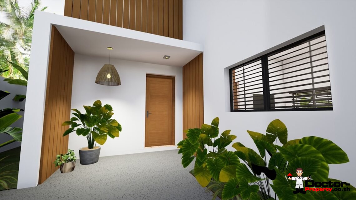 New 3 Bedroom Houses with Pool in Mae Nam, Koh Samui – For Sale